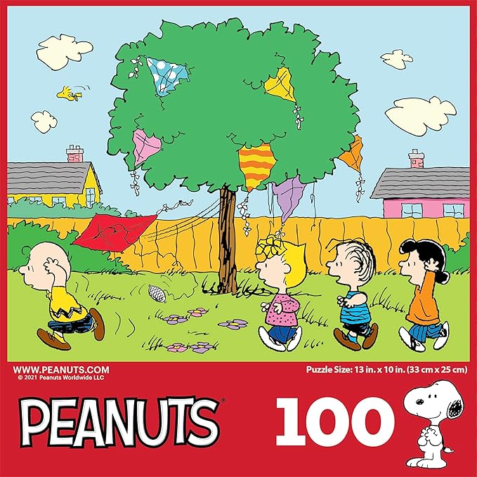 RoseArt - Peanuts - 100 Piece Jigsaw Puzzle for Kids and Adults