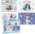 Disney Frozen - 4 in 1 Multipack Jigsaw Puzzle - CEACO - Made for Kids Ages 3-6+