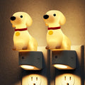 L LOHAS LED Night Light for Kids,3D Cute Puppy Night Lights,Dachshund with Dusk to Dawn Sensor, RGB+Soft White 3000K,Dog Night Light,Birthday Gift Nightlight for Kids, Room Decor,2Pack