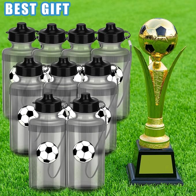 Zubebe 36 Pcs Sports Water Bottles Bulk Squeeze Reusable Bpa-free Plastic Water Bottles End of the Year Gifts Summer Gifts for Students School Travel Hiking Cycling Event Team Gift