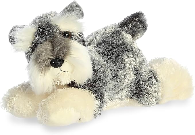 Aurora® Adorable Flopsie™ Ludwig™ Stuffed Animal - Playful Ease - Timeless Companions - Gray 12 Inches