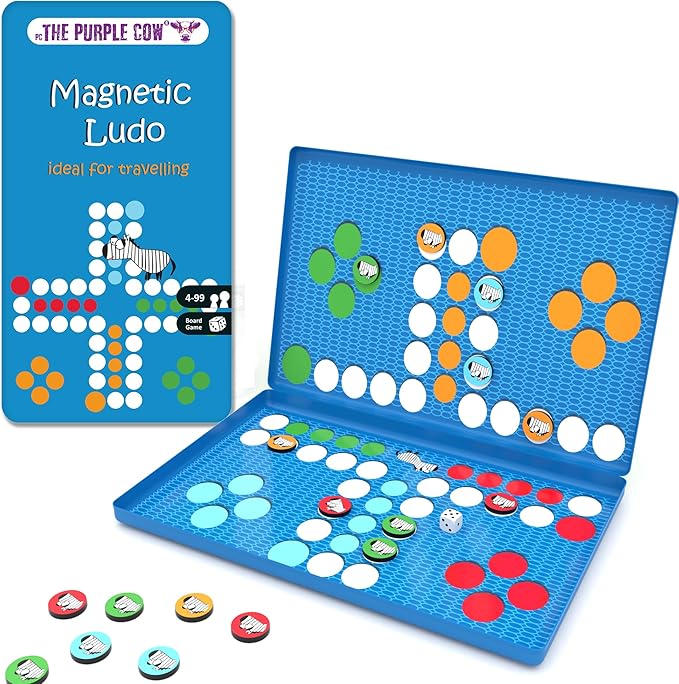 Magnetic Travel Ludo Game - Car Games , Airplane Games and Quiet Games