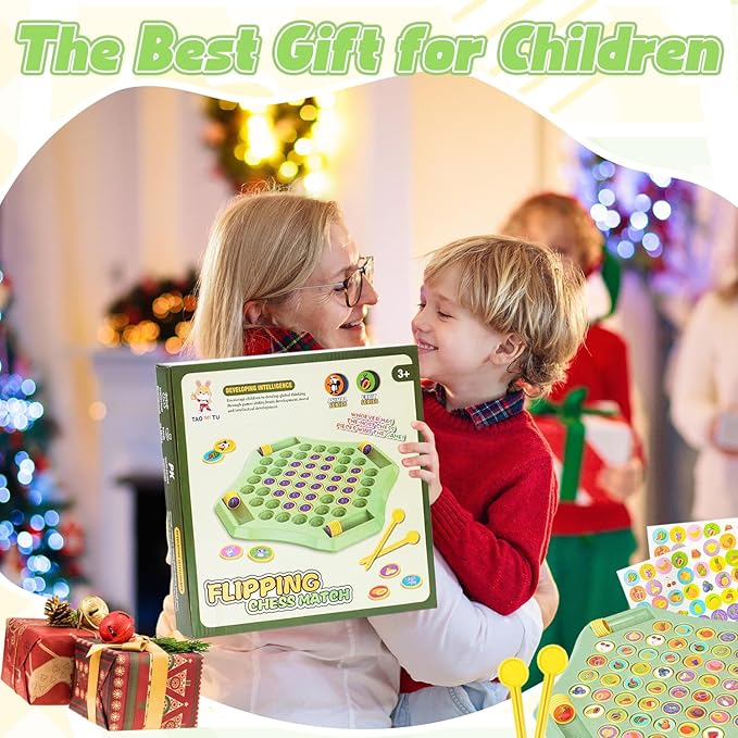 2026 Fruit Turn Around Chess Strategy Chess Game, DIY Fruit Matching Chess Boards,Chess Game for Kindergarten Gathering Activity