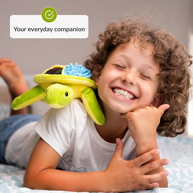 ODOXIA Sensory Turtle Stuffed Animal | Plush Toy | Fidget Stuffed Animal for Kids | Great for Sensory Needs | Pillow Plush for Children