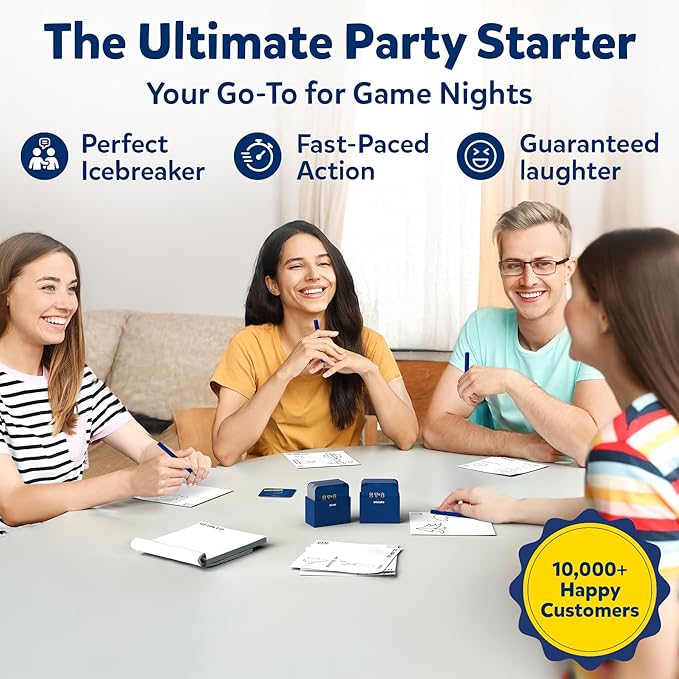 Skillmatics Card & Board Game - It Can't Be, Fast-paced Fun, Hilarious Drawing Game, Perfect For Families, Parties, and Game Nights, Race to Doodle, Gifts for Kids, Teens, Adults Ages 7, 8, 9, 10 & Up