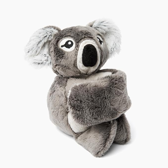 HUGIMALS Hug Babies Quinn the Koala Cute Mini Plush Stuffed Animal Bracelet for Kids | Soft & Cuddly Portable Comfort Adorable On-the-Go Companion for Travel School & Adventures Ages 2+