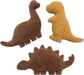 Andywoo Dino Nuggets Chicken Pillow Plush, Dinosaur Chocolate Pillow Stuffed Animals Plush Toy for Funny Birthday Gifts for Boy and Girl, Dinosaur Gifts for Kids Teens and Adults (3 Pack, Small)