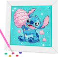 Diamond Art Kits for Kids - Arts and Crafts for Kids Ages 8-12 - Diamond Art Painting with Wooden Frame - Crafts for Kids Ages 4-8 - GEM Art for Girls Boys Adults Beginners Home Wall Decor Gifts