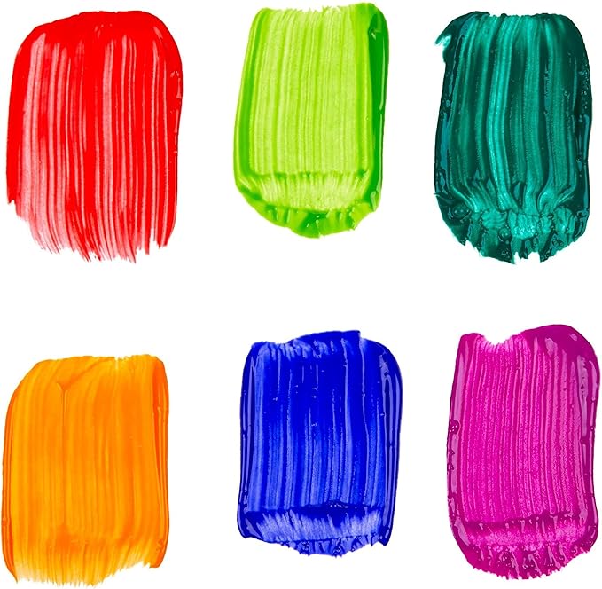 Crayola Washable Kids Paint (6ct), School Supplies, Painting Set for Kids, Spring Crafts, Art Teacher Gifts for Toddlers, Ages 3+