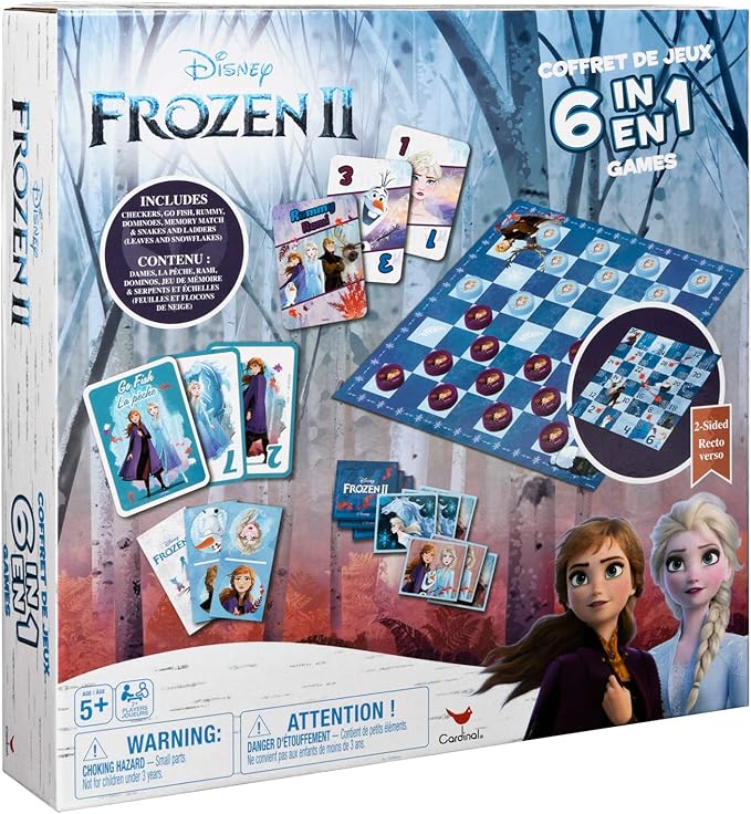 Disney Frozen 2 6-in-1 Game House for Kids and Families