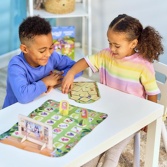 Bluey Grannies Game, Collect Grannies' Items Like Glasses and Walking Sticks and Race to Be The First to Call Nana and Start A Flossing Party, for Ages 3+ for 2-4 Players