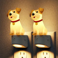 L LOHAS LED Night Light for Kids,3D Cute Puppy Night Lights,Schnauzer with Dusk to Dawn Sensor, RGB+Soft White 3000K,Dog Night Light,Birthday Gift Nightlight for Kids, Room Decor,2Pack