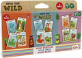 Shuffle Into The Wild 3 Kids Card Games - Snap, Families & Pairs, Encourage Your Childs Memory, Matching and Coordinating Skills, for Ages 3+