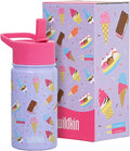Wildkin Kids 14oz Stainless Steel Water Bottle – BPA-Free, Leakproof, Insulated, Easy-Clean - Sweet Dreams