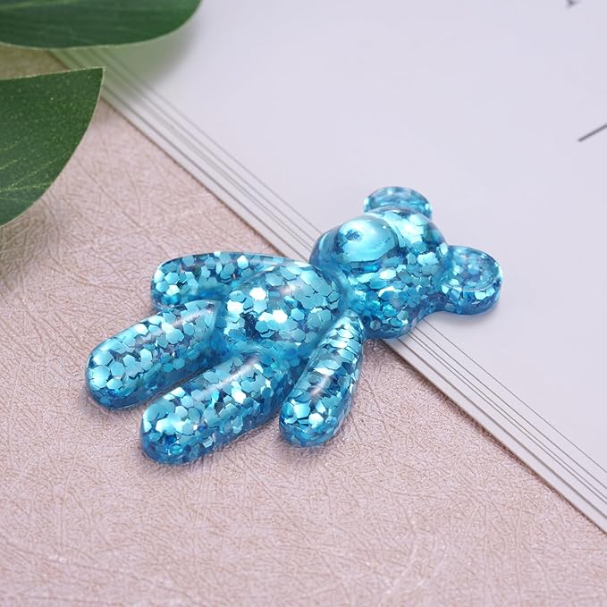 Aesnefe Pocket Worry Bear Hug, Anxiety Relief Keepsake, Mental Health Encouragement Gift, Emotional Support Token, Stress Comfort Gift for Teens & Adults, Blue