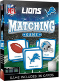 MasterPieces Sports Games - Detroit Lions NFL Matching Game - Game for Kids and Family - Laugh and Learn