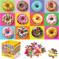 Jumbo Floor Puzzle for Kids,48 Piece Colorful Donuts Jigsaw Puzzles,Learning Educational Toys for Toddlers Ages 3-5,Children Easter Gift for Boy Girl Ages 4-8 (Donut)