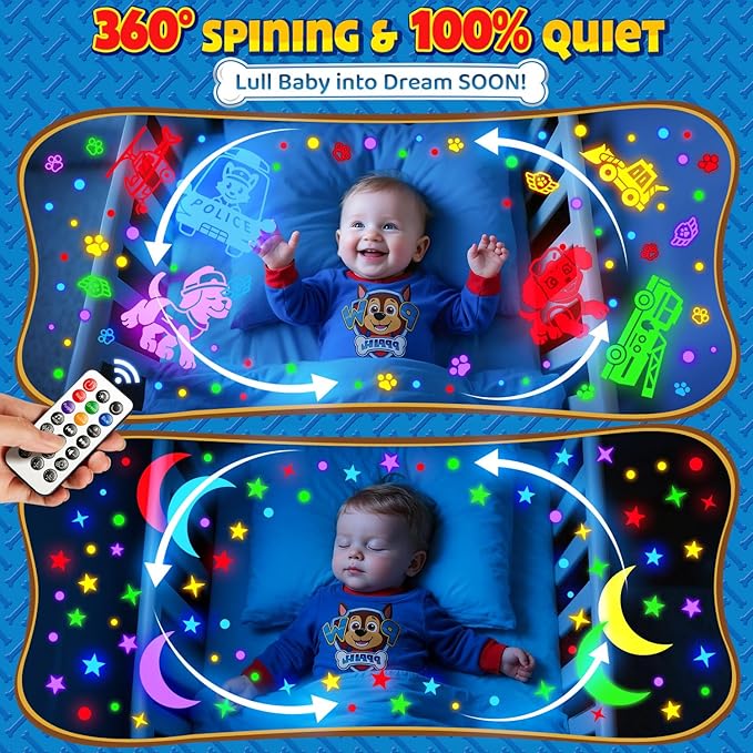 Kids Toys Puppy Projector│30 Soothing Sounds+4 Slides Sound Machine Baby Night Light Projector│93 Projections+31 Colors Puppy Toys for Boys Age 3-5│Girl Toys Toddler Toys│Story Projector Sound Machine