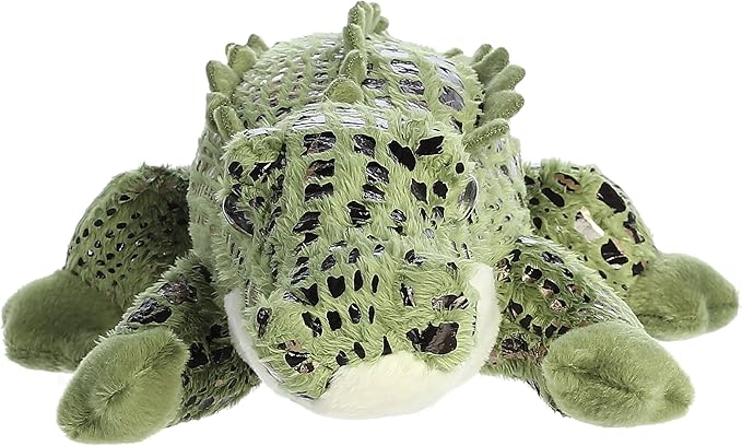 Aurora® Adorable Flopsie™ Alli™ Stuffed Animal - Playful Ease - Timeless Companions - Green 14 Inches