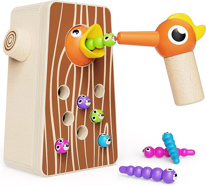 Montessori Toys for Boys and Girls Aged 2-4, Toddler Fine Motor Skills Learning Toys