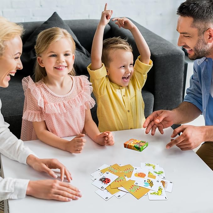 Etyishe Card Games,Card Game for Kids Toddlers Adults,2 Decks of Classic Fun Card Game for Game Nights and Family Gatherings,Great Gifts for Birthday Holiday Easter Basket Stuffers (Crazy 8s & War)