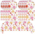 41PCS Groovy Daisy Birthday Party Decorations Retro Hippies Flower Disposable Tableware Include Daisy Plates and Napkin and Daisy Tablecloth Party Supplies for 70s Boho Birthdays Baby Showers Weddings