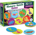 Momo & Nashi Dinosaur Toys for Kids 3-5 Matching Game - 32pc Dinosaur Games for Kids Memory Game - Kindergarten Preschool Educational Toys - Gifts for 3 Year Old Boys & Girls