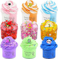 9 Pack Slime Kit, with 3 Jelly Cube Crunchy & 6 Butter Slime, Soft and Non-Sticky for Girls Boys Party Gift, Stress Kids Relief Toys - Classroom Reward, Party Supplies