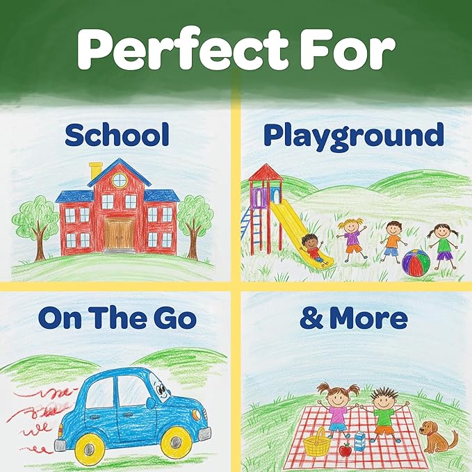 Crayola First Aid Kit, 30 Pieces | First Aid Kit for Kids & Adults, Travel-Friendly Compact for Home, Car, Camping, and Traveling