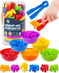 Oomloid Counting Animals Montessori Toys for 3 4 5 Years Old Boys Girls, Preschool Learning Activities Kindergarten Educational Sensory Toys Gifts for Kids Toddlers