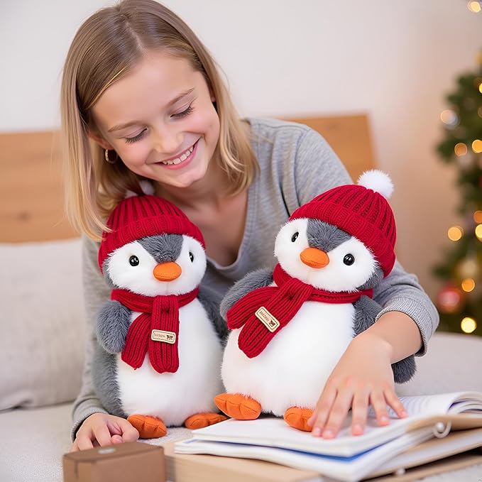 Ryttir Large Penguin Plush - 18" Extra Soft Penguin Stuffed Animal Hugging Pillow with Rotund Belly,Safety Nursery Decor & Sensory Comfort Toy,Cuddle Companion for Age 0+(Birthday Gender Neutral Gift)