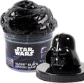 STAR WARS Vader Black Slime, 8 oz Galaxy Slime, Pre-Made Darth Vader Slime, Party Favors for Kids, Perfect for Goodie Bags, Desk Toys, Star Wars Merch, Star Wars Toys, Gifts for 6 Year Old Boys