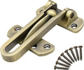 Earl Diamond Door Lock Latch for Home Security - Swing Bar Door Guard for Front and Inside Door, Safety Childproof Reinforcement Door Stopper for Kids Home Hotel Apartment, Antique Bronze