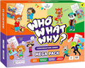 Who What Why Mega Pack Conversation Cards for Kids – Counseling & Speech Therapy Materials with 120 Picture Cards & Wh Questions – Speech Delay Learning Game – Therapeutic Counselors Play Tool Ages 4+