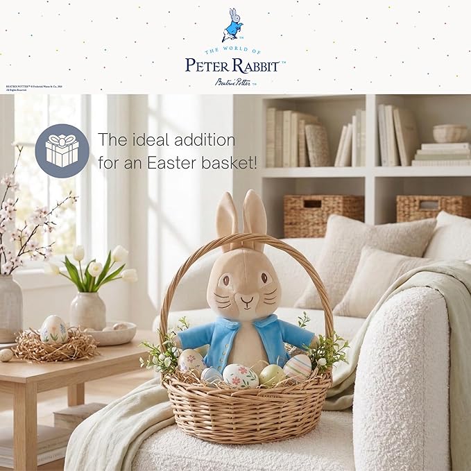 Peter Rabbit Bedding Weighted Cuddle Pillow – 3lb Soft Plush & Cozy Pillow for Comfort (Officially Licensed Product) by Franco Calm
