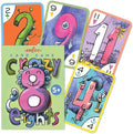 eeBoo Crazy Eights Playing Card Game - 50 Beautifully Illustrated Cards, Easy to Learn Classic Card Game, Screen-Free Fun for Kids Ages 5+