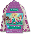 Mudpuppy Mermaids – 36 Piece Puzzle to Go Featuring Vibrant Underwater Scene Perfect Travel Activity for Children Ages 3 and Up