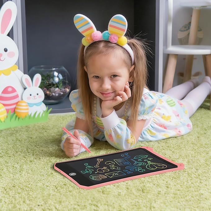EooCoo Toys for Ages 3-8, 12 Inch LCD Writing Tablet 2 Pack, Todder Kids Easter Gifts, Electronic Drawing Board, Kids Drawing Pad, Birthday Gifts for Boys & Girls, Kids Travel Essential - 12 Inch
