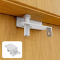 Child Safety Door Top Lock – Metal Child Safety Top Lock for Interior & Exterior Doors | Lock & Unlock from Both Sides | Adjustable Top Door Locks For Kids Safety Fits 0.16-3 Inch Thick Doors (1 Pack)