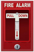 Fire Alarm Cool Light Switch Plate Cover for Teens Room Fun Novelty Gift Decorative Decor Bedroom (Fire Alarm)