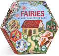 eeBoo: Memory & Matching Game - Cottage Fairies - 20 Hexagon-Shaped Matching Pairs, Nature Themed Concentration Tile Game, Kids Ages 3+, 1-4 Players