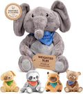 Lilly's Love Weighted Stuffed Animals for Adults & Kids — 5lb Calming Elephant Plush for Anxiety, ADHD & Sensory | Machine Washable Weighted Stuffed Animal w/Removable Insert | Ernie The Elephant