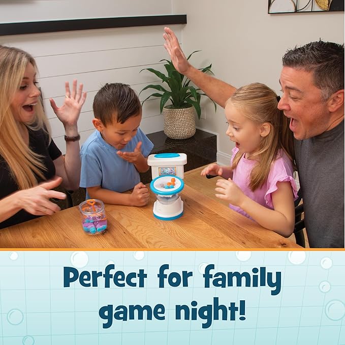 Don't Flush The Fish Board Games for Kids - Board Games for Family Game Night for Kids and Adults, Fun Balancing Game, Multi-Player Preschool, Toddler Toys, Ages 4+