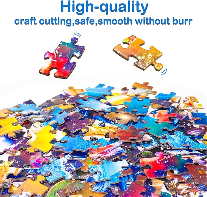 Puzzles for Kids Ages 8-10 Year Old - Solar System Planets, 200 Pieces Spacewalk Jigsaw Puzzles for Kids Ages 6-8, Learning Educational Toys for Boys and Girls