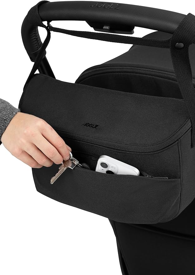 Joolz Organizer - Compact Accessory for Baby Stroller, Pushchair or Buggy - Easy to Attach - Baby Must Have Travel Essential- Extra Storage - Compatible with GEO/AER/HUB/Day Collections (Space Black)