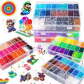 FUNZBO 15000+ 5mm Fuse Beads Kit - 72 Colors | 66 Patterns, Arts and Crafts for Kids, Art Decorations for Room, Birthday Toys Gifts for Girls, Boys and Teens Age 5+ Years Old