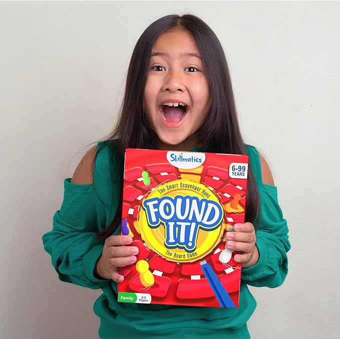 Skillmatics Board & Card Game - Found It, Scavenger Hunt for Kids, Adults, Families, Educational Game Collections, Fun, Gifts for Ages 6, 7, 8, 9 and Up