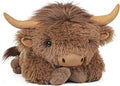 WDXDSOB Weighted Highland Cow Stuffed Animals, 4.2 Lbs Weighted Highland Cow Plush for Kids & Adults, 21.6 Inch Large Cattle Pillow Toy Gift for Christmas Birthday Gift