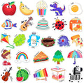 JoyCat Fridge Magnets for Toddlers & Kids – 26 Cute A-Z Objects, Large Magnetic Refrigerator Toys, Fun Educational Learning Gifts for Girls and Boys 2 3 4 5 Years Old