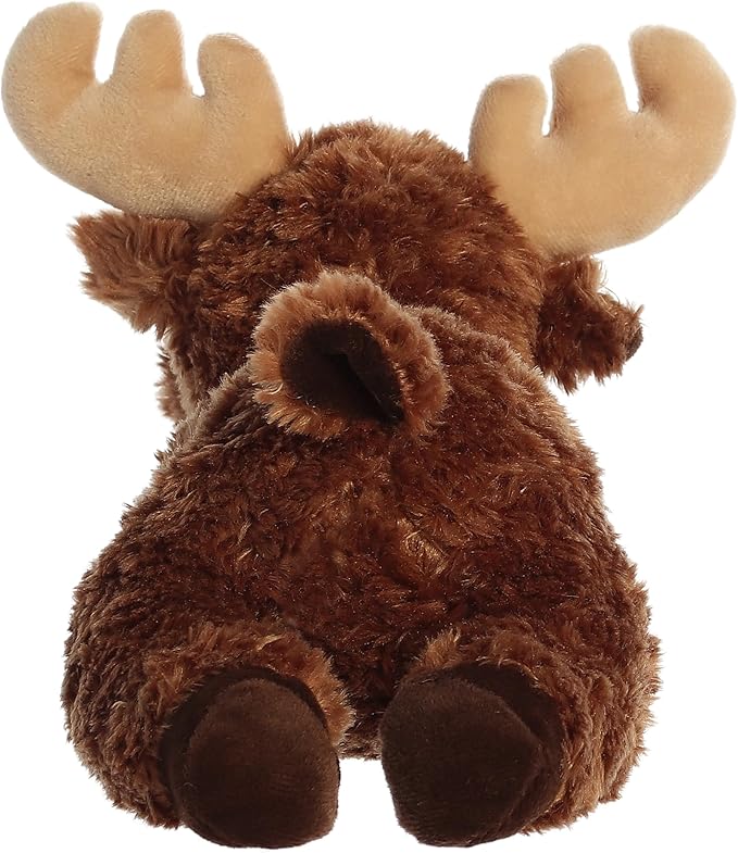 Aurora® Adorable Flopsie™ Moose Stuffed Animal - Playful Ease - Timeless Companions - Brown 12 Inches
